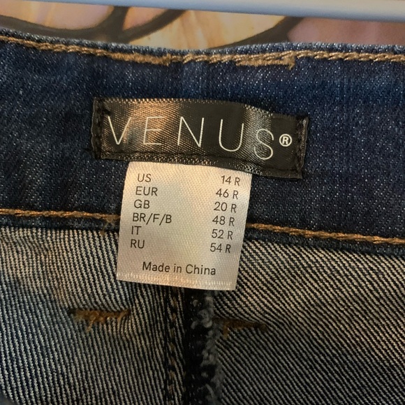 Brand new blue VENUS bum lift jeans size 14 - Picture 3 of 4